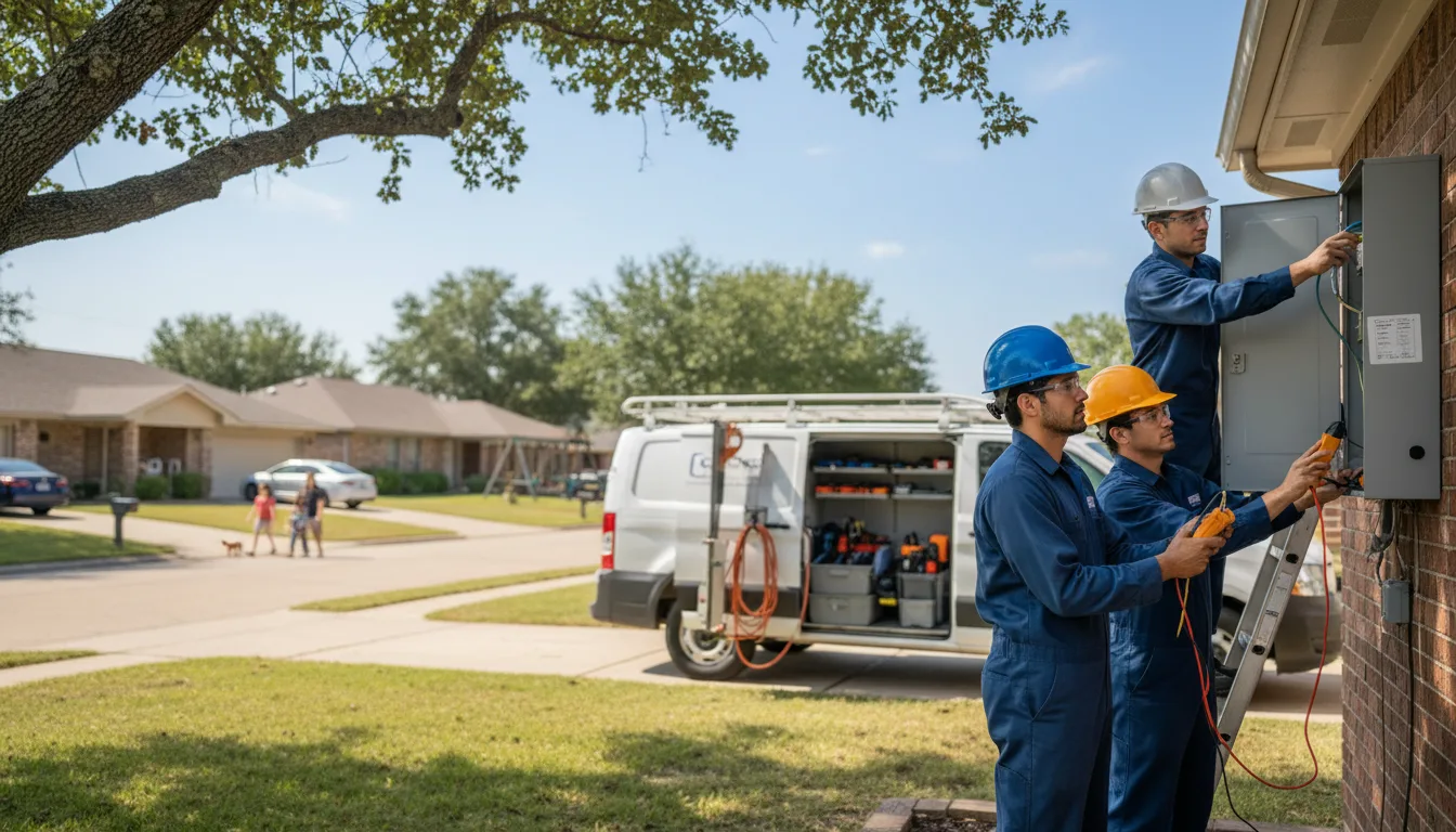 Certified electrician providing emergency electrical services in Stanwood, IA